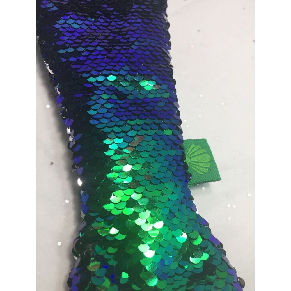 DISNEY STORE~The Little Mermaid~ Ariel Reversible Sequin Pencil Case Green - Picture 6 of 6